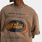 Retro washed couple short sleeves