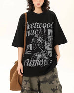 레트로 레터 반팔