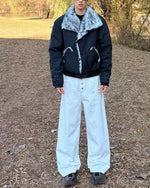 Short, versatile cotton-padded jacket