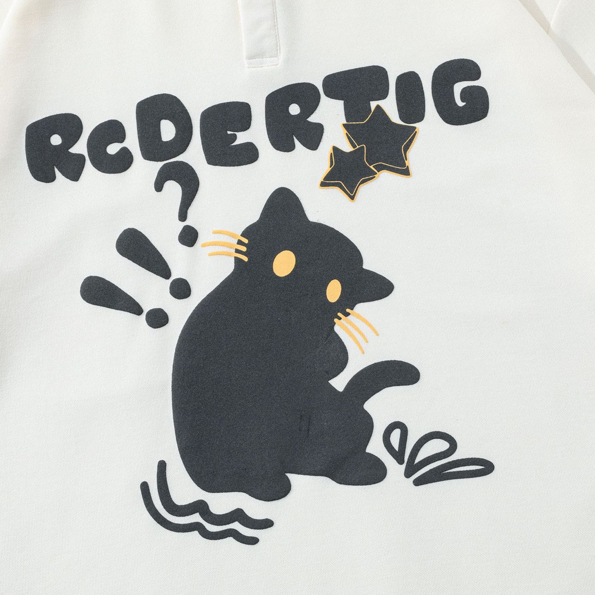 American retro kitten short sleeves