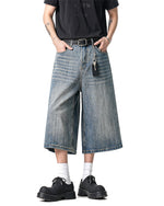 復古休閑七分褲