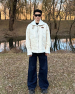 Simple and versatile cotton-padded jacket