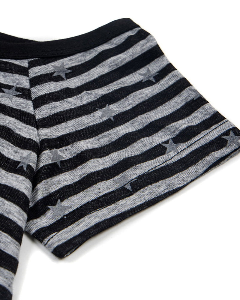 레트로 스트라이프 반팔