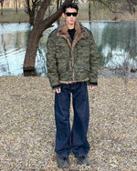 Casual camouflage cotton jacket