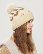 復古拼色保暖護耳帽