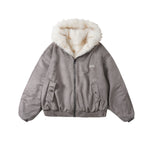 Reversible cotton-padded jacket