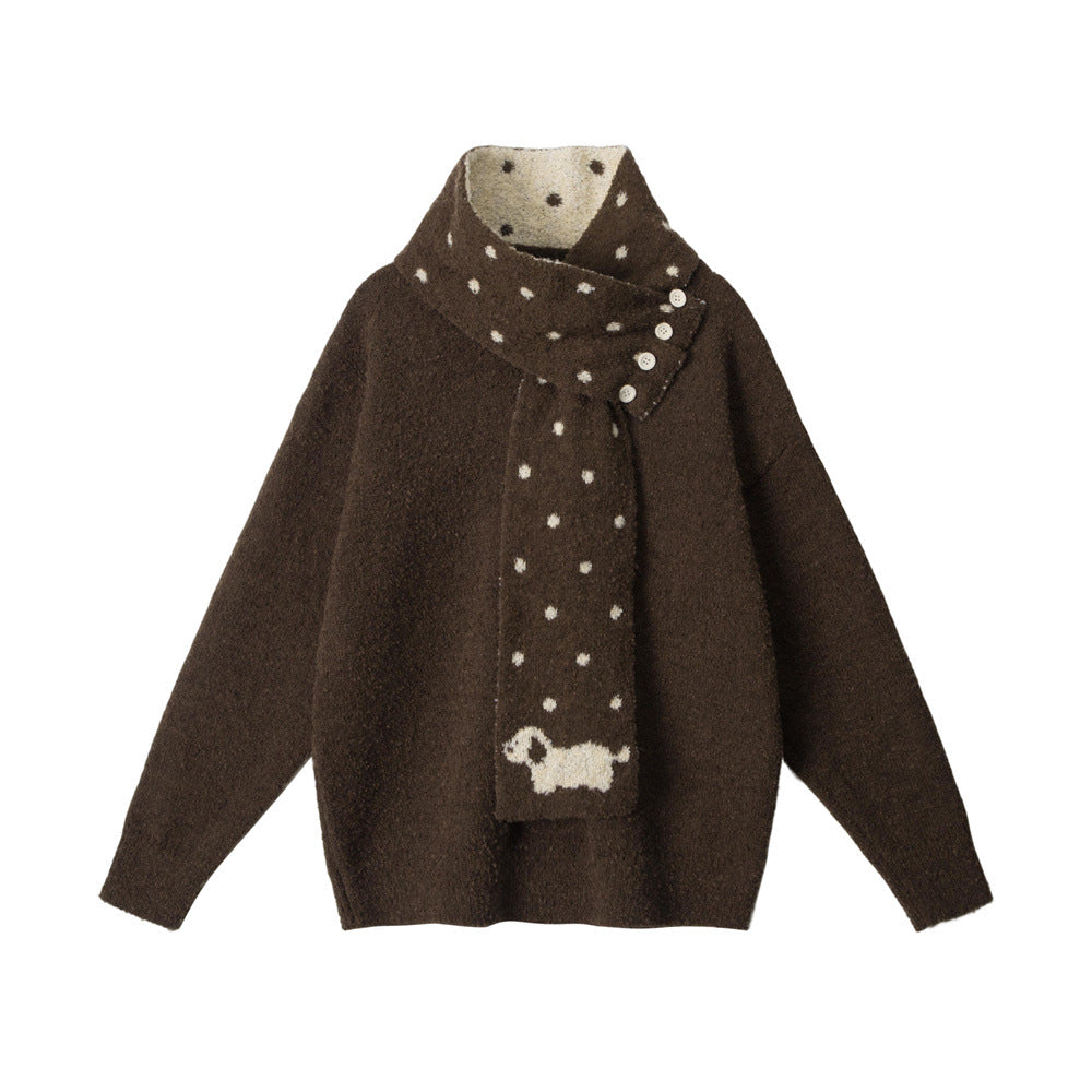 Loose and sweet knitwear