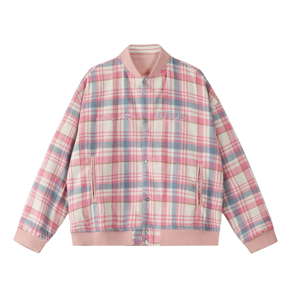 vintage embroidered reversible jacket