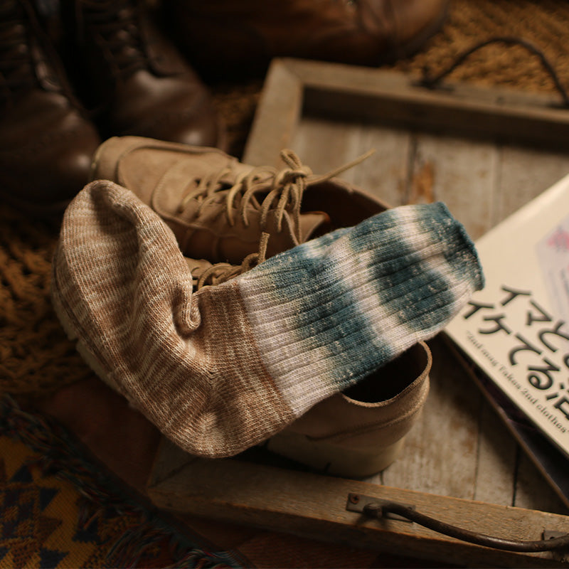 레트로 그라데이션 양말