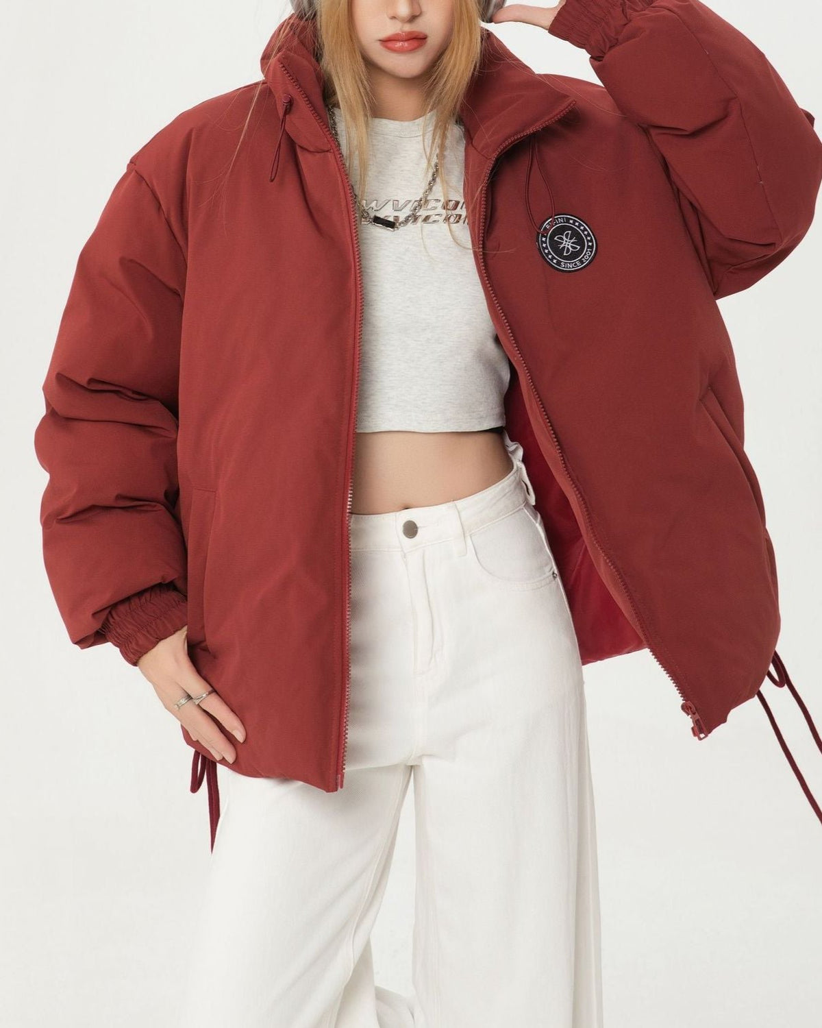 Retro simple versatile cotton jacket