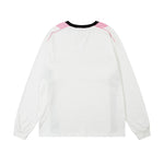 Retro contrast print long sleeves