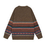 復古情侶條紋開衫