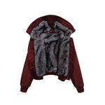 Thick cotton-padded coat