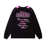 復古佩鏈子印花長袖