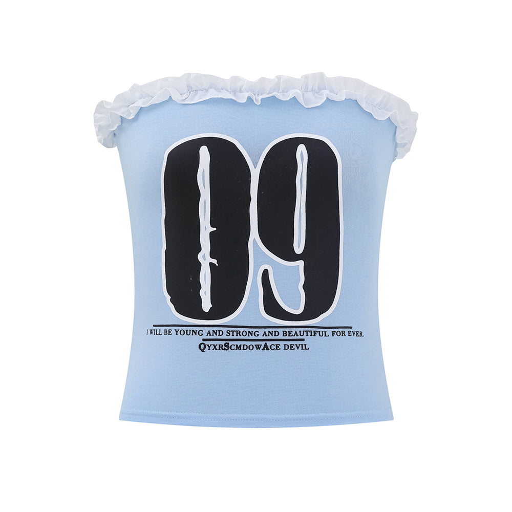 Retro simple tube top vest (women's)