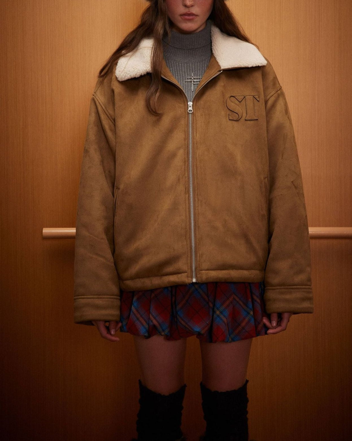 Retro embroidered cotton jacket