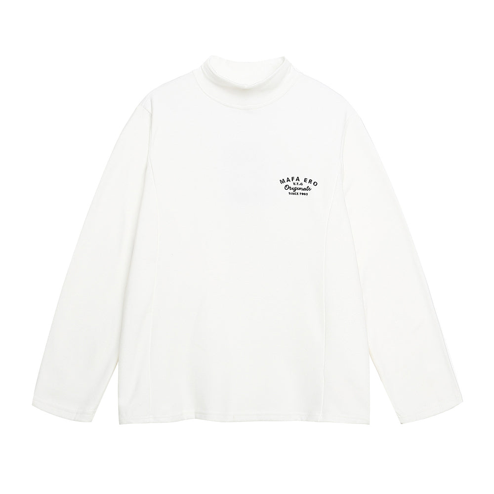 Solid color simple versatile long sleeves