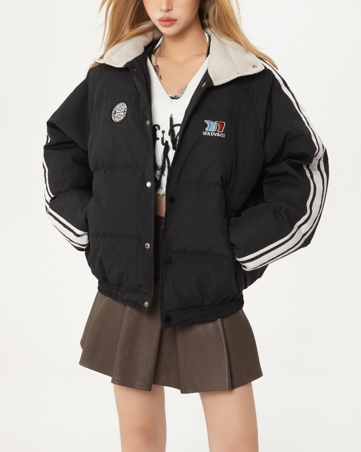 Retro simple cotton jacket