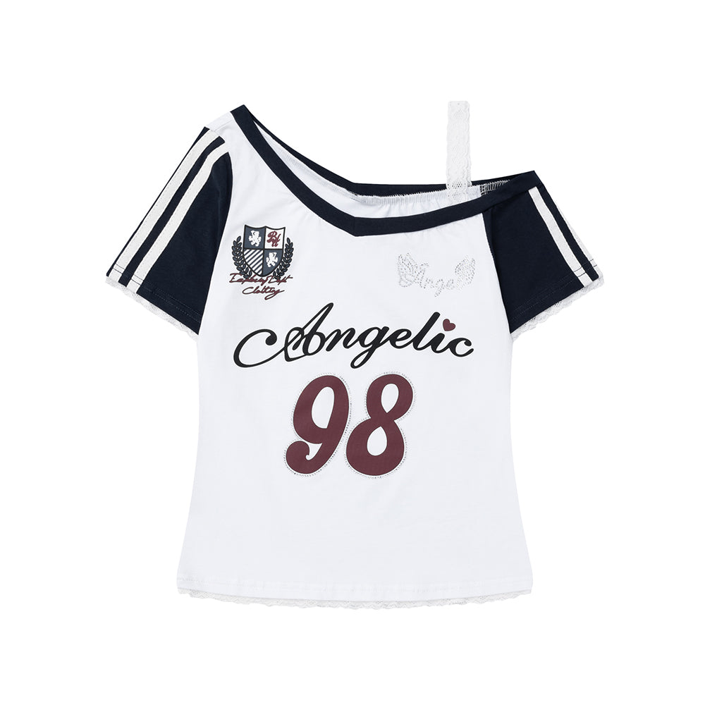 Simple design short sleeves