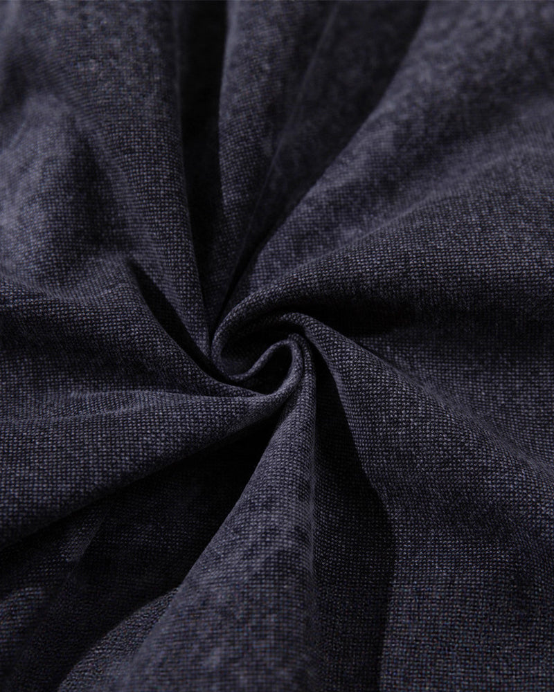 camouflage paneled overalls