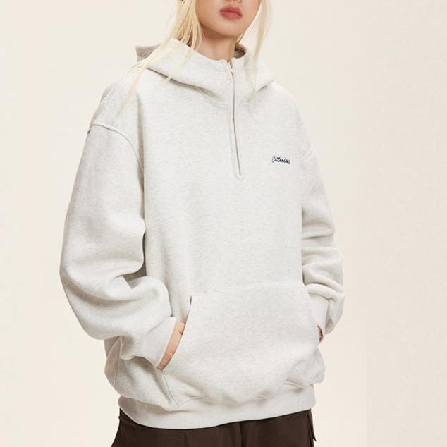 復古立領連帽外套