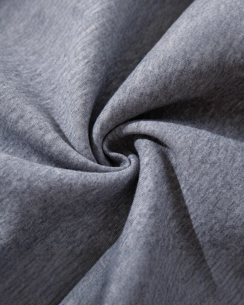 patchwork loose trousers