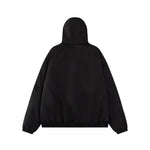 Retro thickened hooded cotton jacket