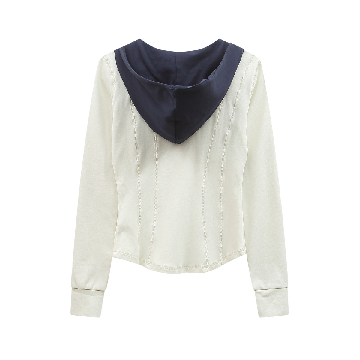 레트로 스포츠 컬러 블록 지퍼 긴팔