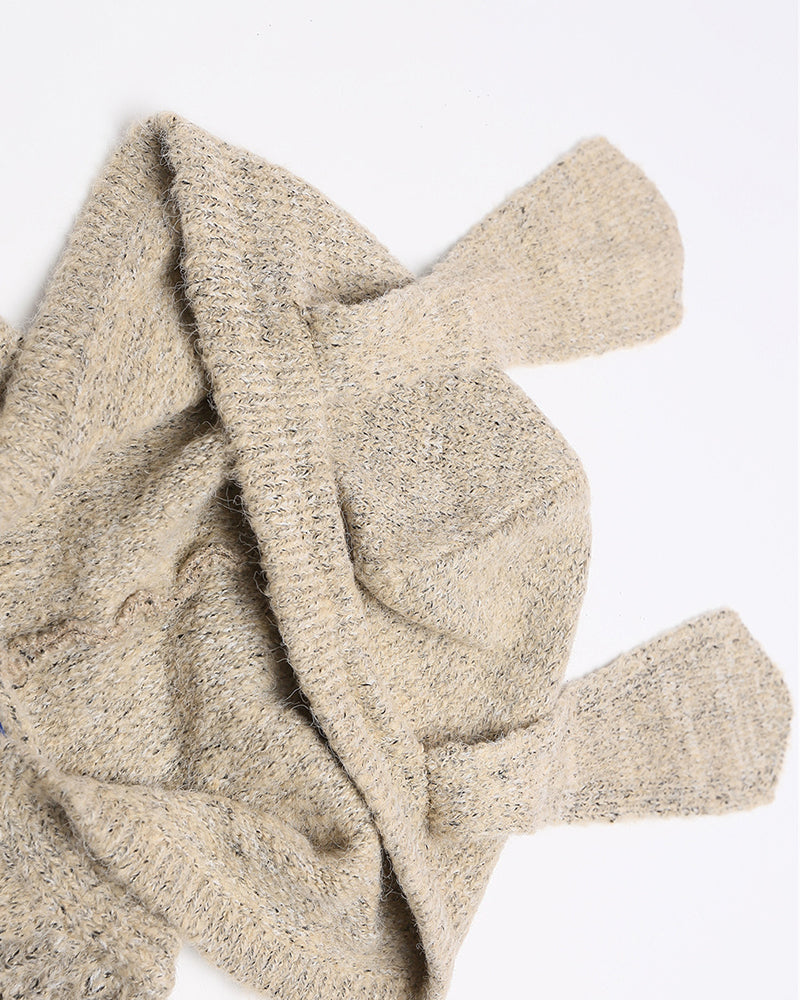 Vintage Denim Button Sweater