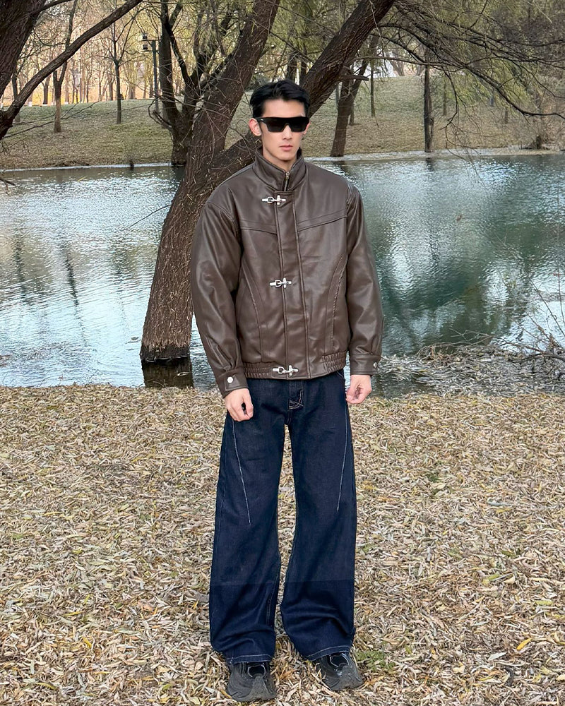 Retro cotton-padded jacket