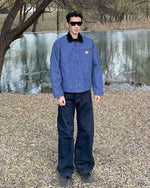 Retro minimalist cotton-padded jacket