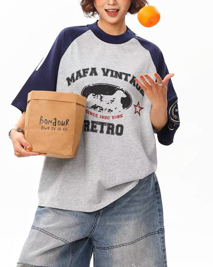 Colorblock Couple Short Sleeves