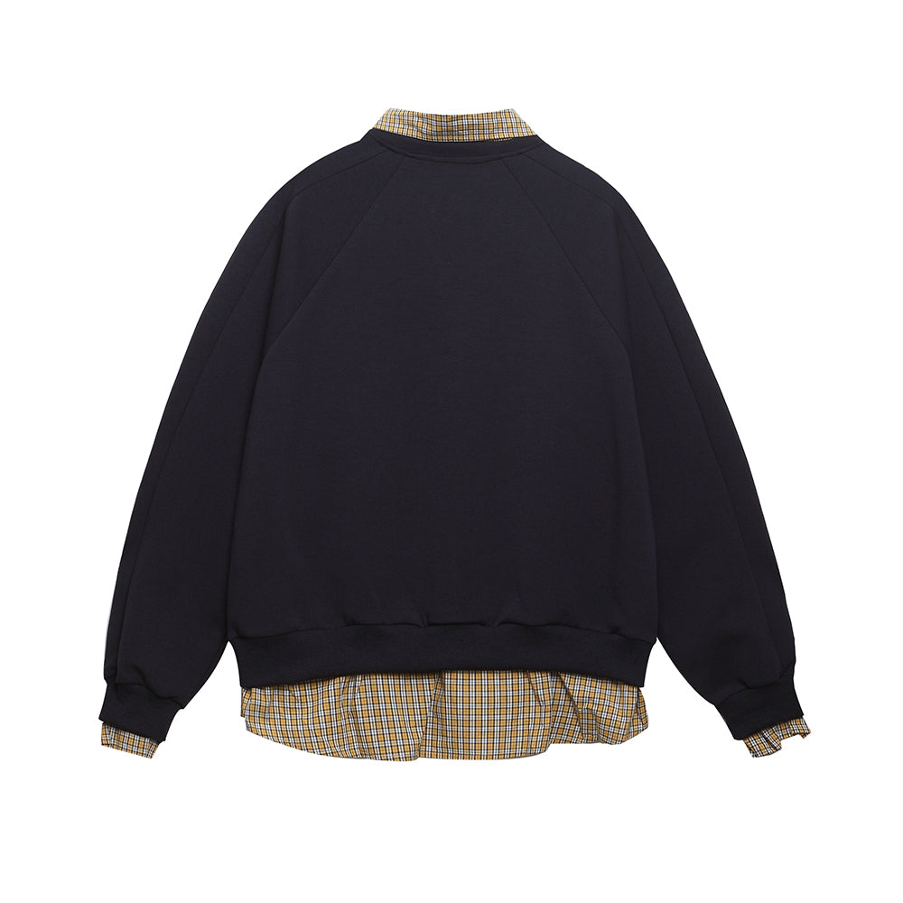 Embroidered two-piece sweatshirt