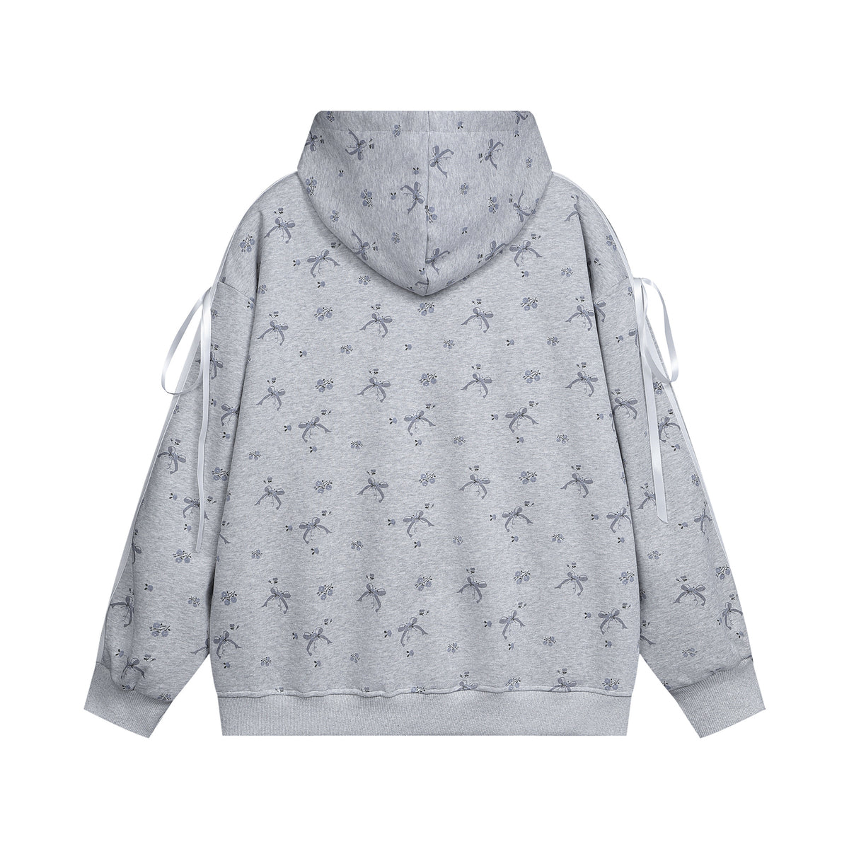 Retro cute embroidered hooded sweatshirt