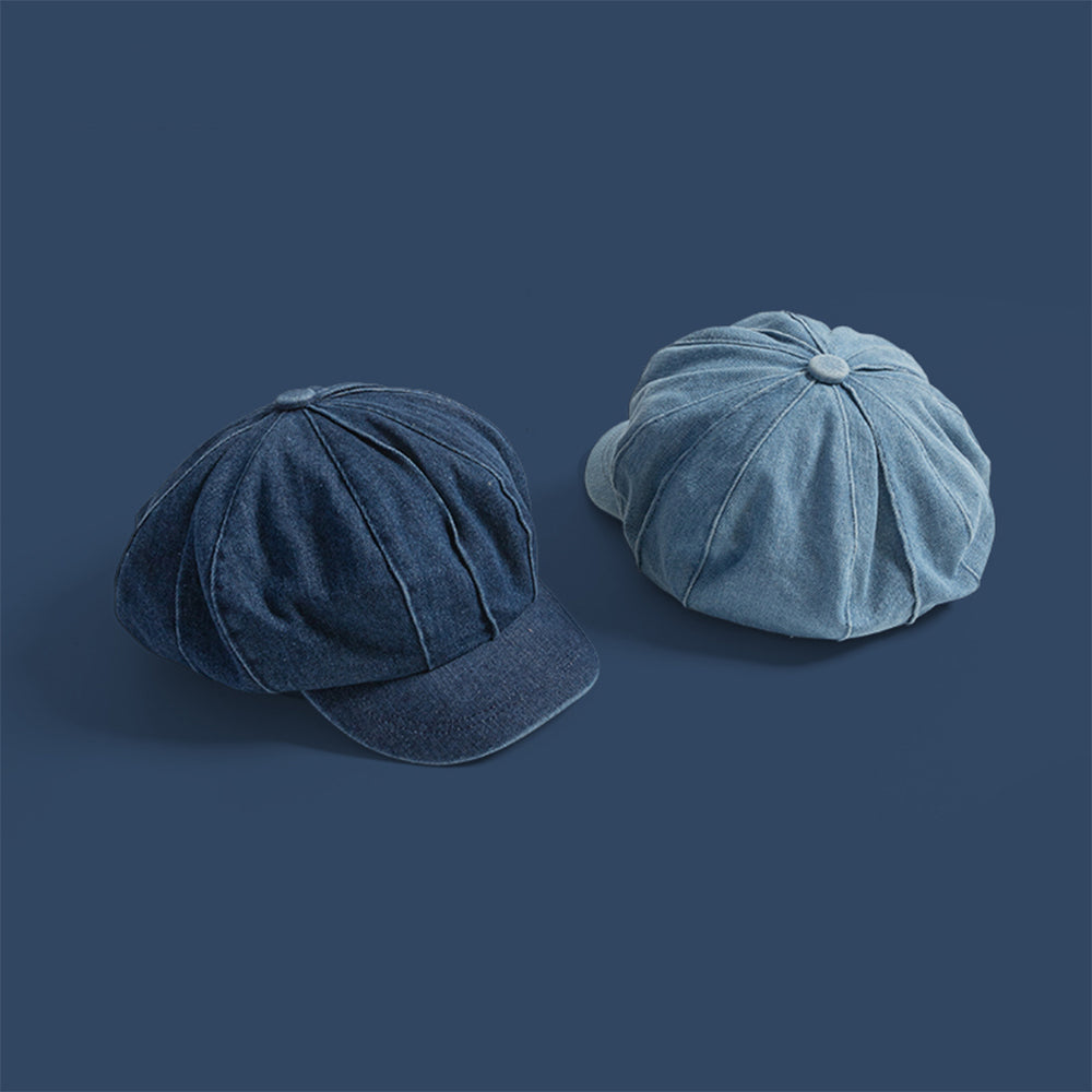 復古牛仔八角帽