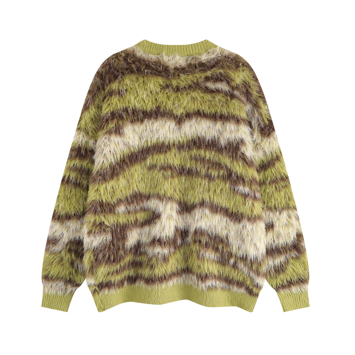 復古簡約圓領毛衣