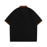 美式復古嘻哈刺綉字母短袖