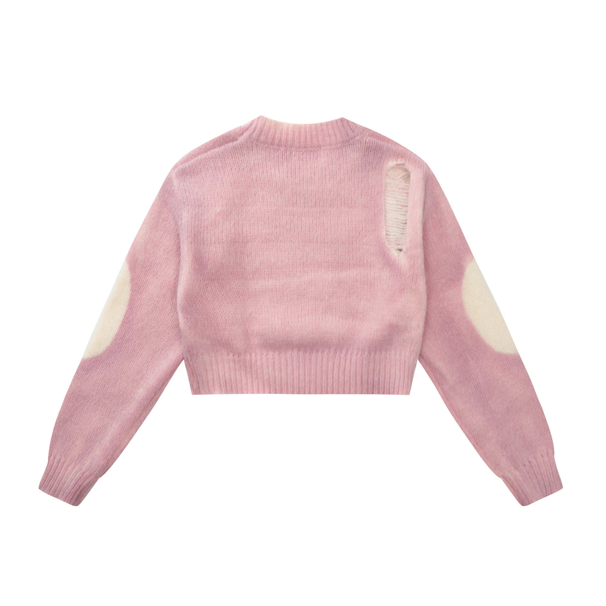 休閑刺綉水洗短款毛衣(女款)