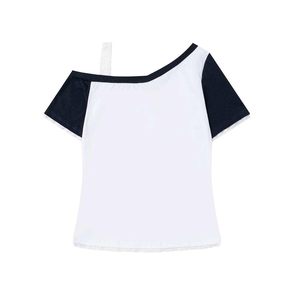 Simple design short sleeves