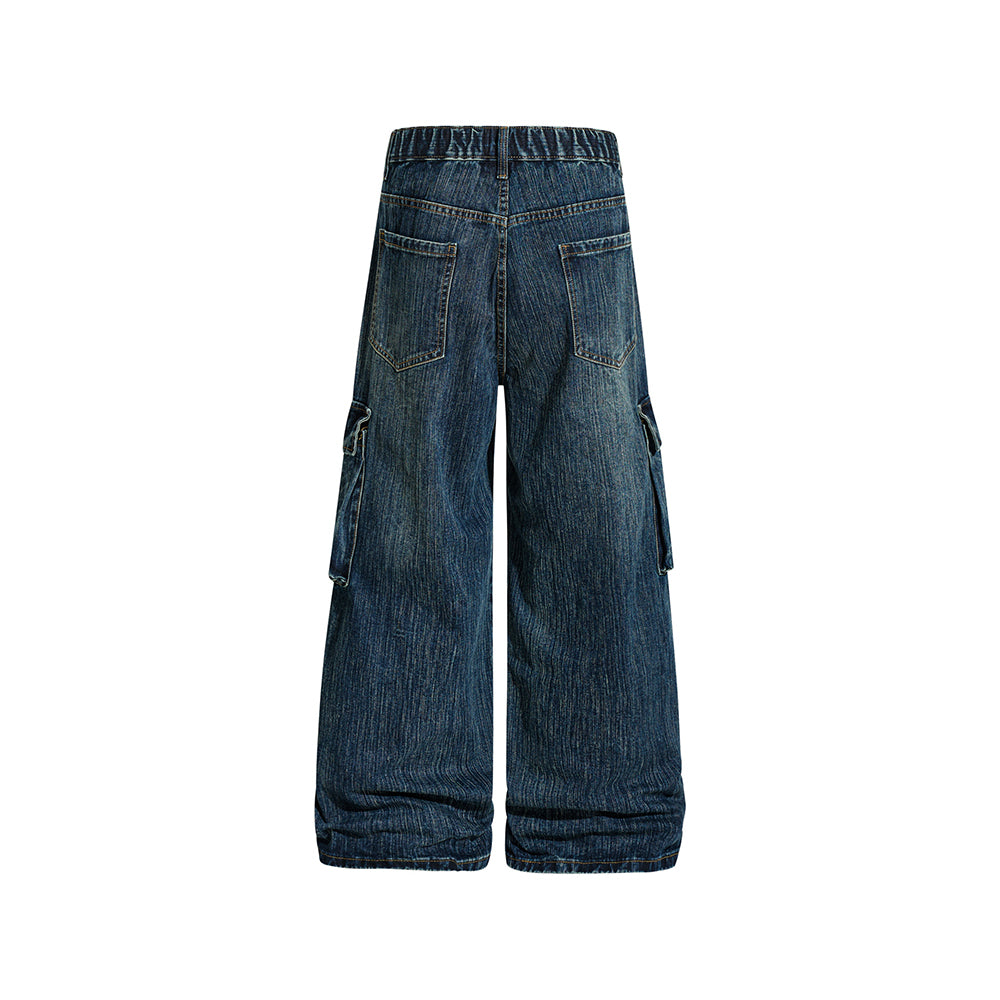 멀티포켓 스트레이트 레그 진