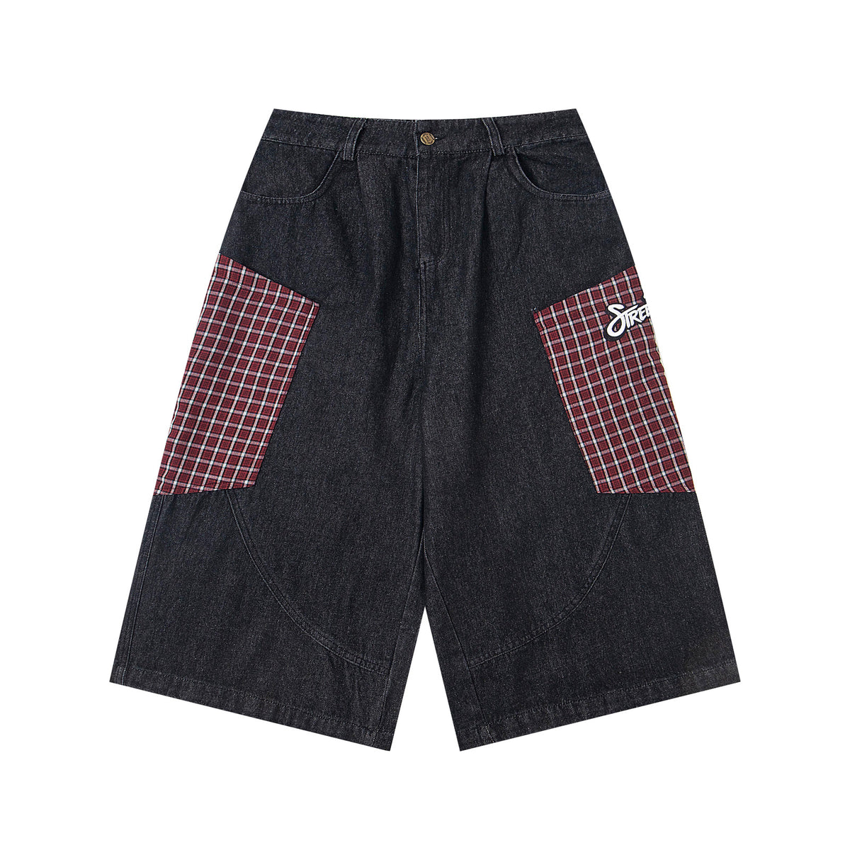 레트로 플레드 반바지