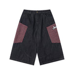 레트로 플레드 반바지