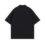 American street fashion short-sleeved shirt