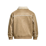 Retro letter embroidered jacket