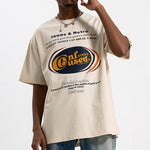 Retro washed couple short sleeves