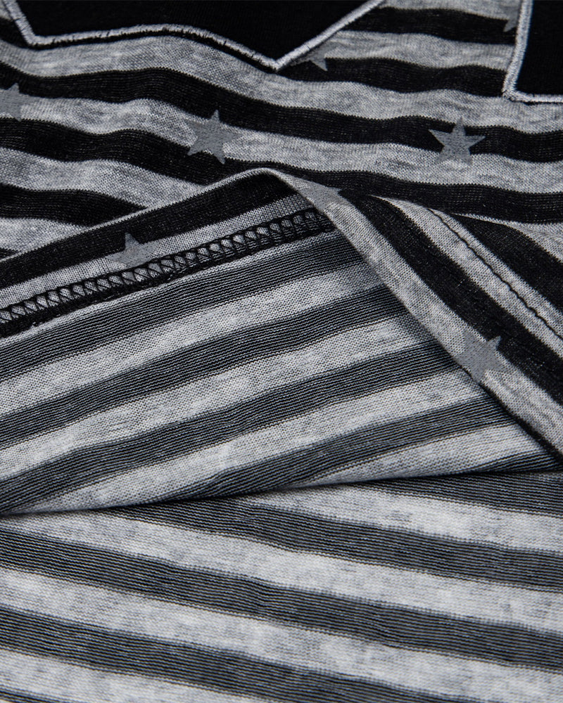 레트로 스트라이프 반팔