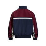 Embroidered stand-up collar coat