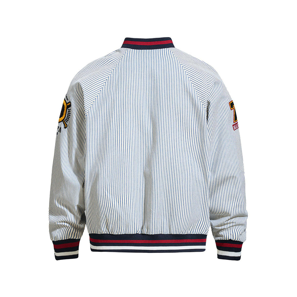 컬러블록 자수 야구 유니폼