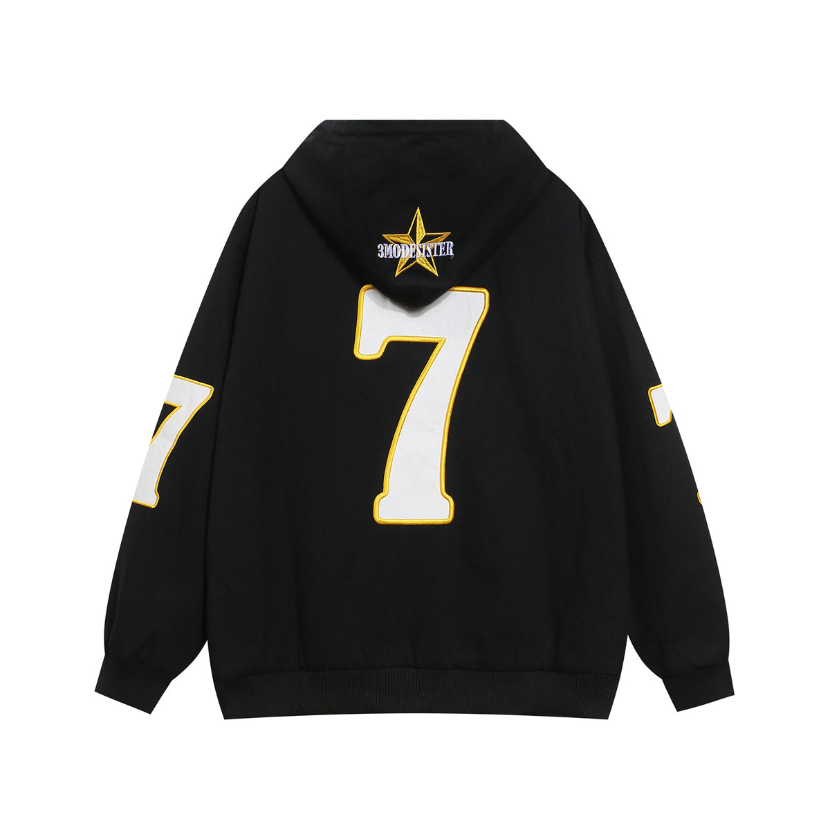 retro design hooded jacket