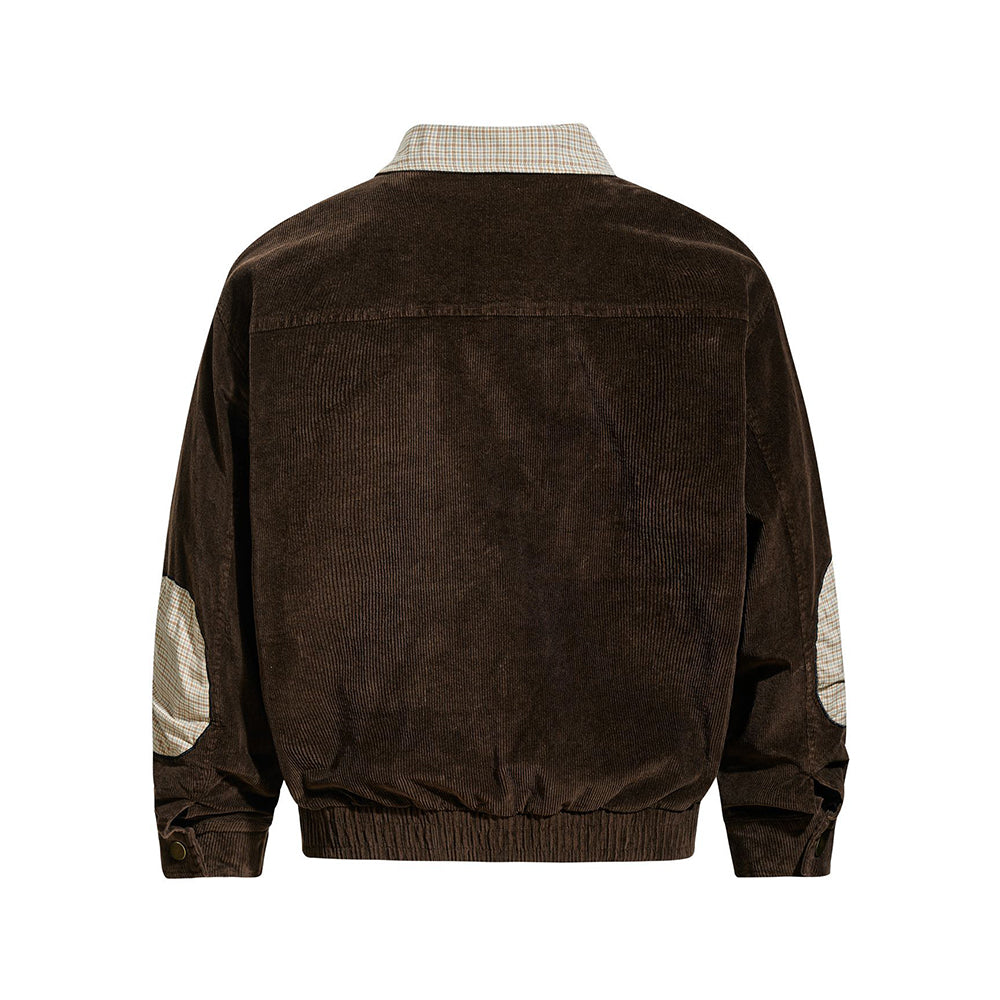 패치워크 자수 캐주얼 재킷